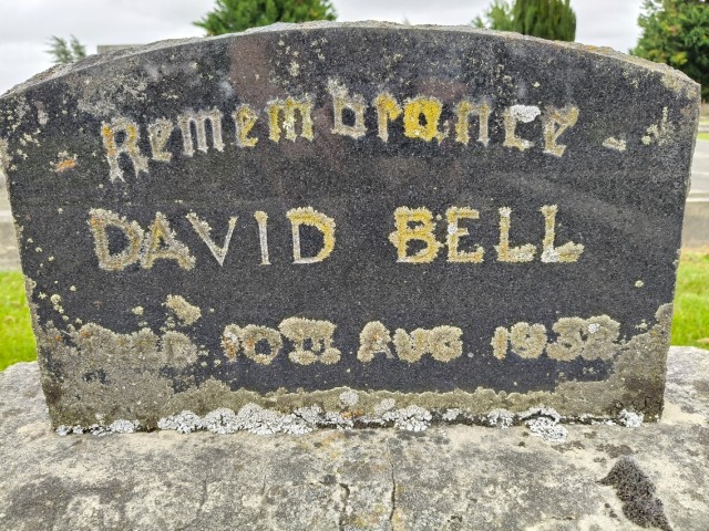 Bell David - Headstone