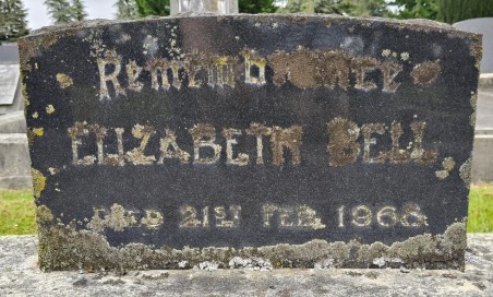 Bell Elizabeth - Headstone
